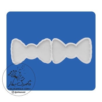 قالب سیلیکونی گیره مو طرح پاپیون – مخصوص رزین و هنرهای دستی